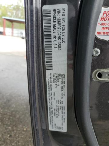 1C6RR7LG2NS192880 - 2022 RAM 1500 CLASS SLT 灰色 照片 12