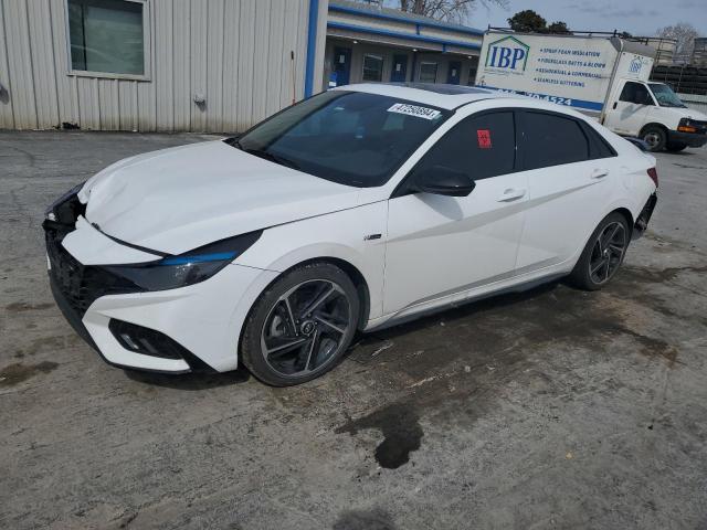 KMHLR4AF5PU436340 - 2023 HYUNDAI ELANTRA N LINE WHITE photo 1