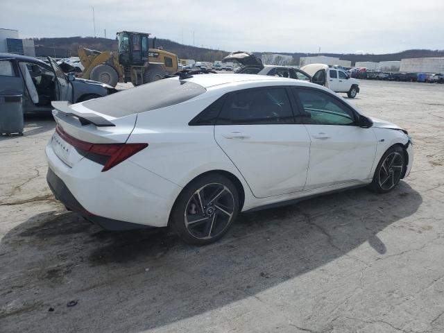 KMHLR4AF5PU436340 - 2023 HYUNDAI ELANTRA N LINE WHITE photo 3