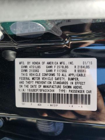 19UUB3F79FA004344 - 2015 ACURA TLX ADVANCE BLACK photo 12