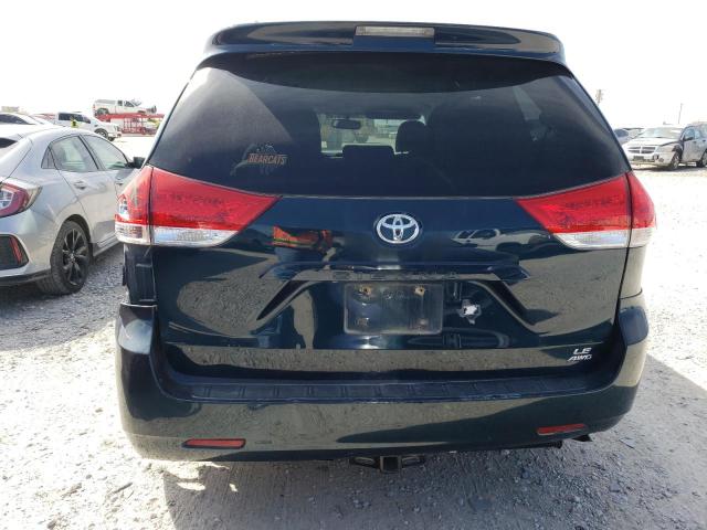 5TDJK3DC8CS032698 - 2012 TOYOTA SIENNA LE BLUE photo 6