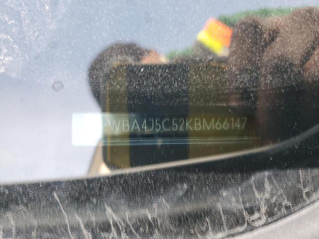 WBA4J5C52KBM66147 - 2019 BMW 440I GRAN COUPE SILVER photo 12