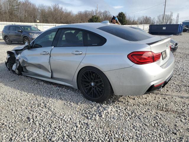 WBA4J5C52KBM66147 - 2019 BMW 440I GRAN COUPE SILVER photo 2