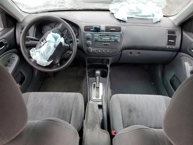 1HGES16944L014811 - 2004 HONDA CIVIC LX GRAY photo 8