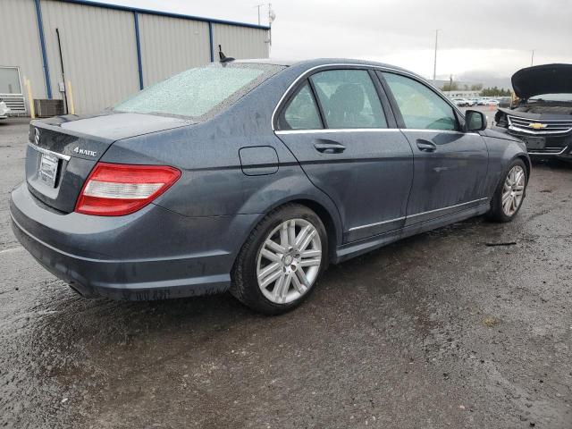 WDDGF81X29R074073 - 2009 MERCEDES-BENZ C 300 4MATIC SILVER photo 3