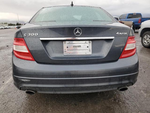 WDDGF81X29R074073 - 2009 MERCEDES-BENZ C 300 4MATIC SILVER photo 6