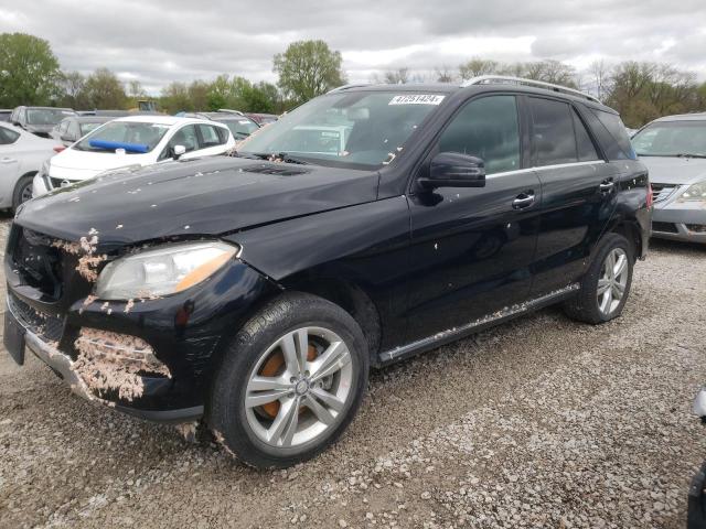 4JGDA5HB3DA216194 - 2013 MERCEDES-BENZ ML 350 4MATIC BLACK photo 1