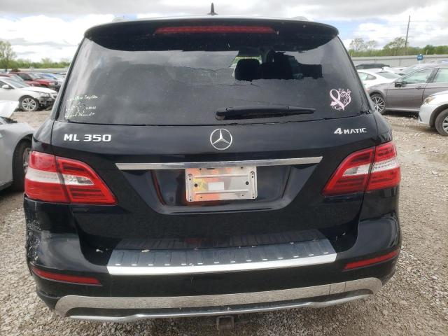 4JGDA5HB3DA216194 - 2013 MERCEDES-BENZ ML 350 4MATIC BLACK photo 6