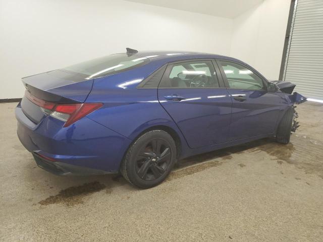 5NPLS4AG6MH035158 - 2021 HYUNDAI ELANTRA SEL BLUE photo 3