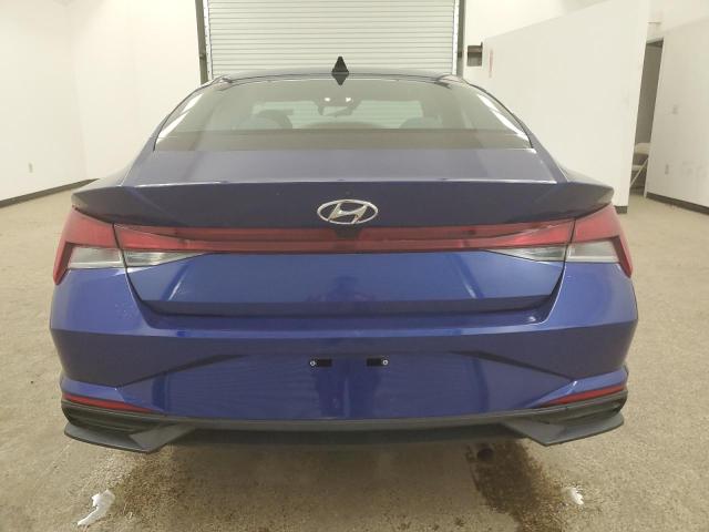 5NPLS4AG6MH035158 - 2021 HYUNDAI ELANTRA SEL BLUE photo 6