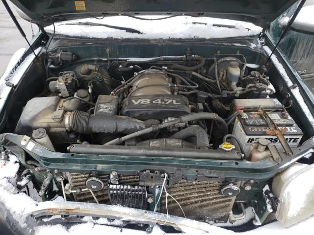 5TBBT4412YS012937 - 2000 TOYOTA TUNDRA ACCESS CAB 绿色 照片 11