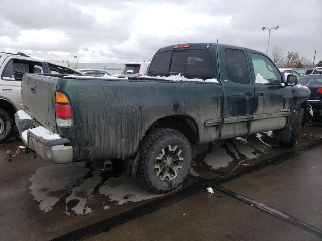 5TBBT4412YS012937 - 2000 TOYOTA TUNDRA ACCESS CAB 绿色 照片 3