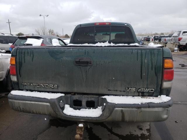 5TBBT4412YS012937 - 2000 TOYOTA TUNDRA ACCESS CAB 绿色 照片 6