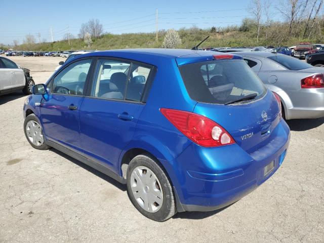 3N1BC13E87L360534 - 2007 NISSAN VERSA S BLUE photo 2