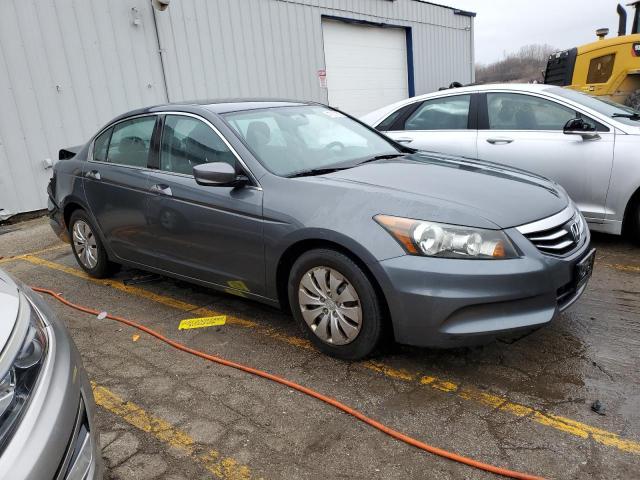 1HGCP2F39BA065000 - 2011 HONDA ACCORD LX GRAY photo 4