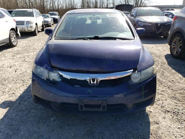 2HGFA1F55AH555055 - 2010 HONDA CIVIC LX BLUE photo 5