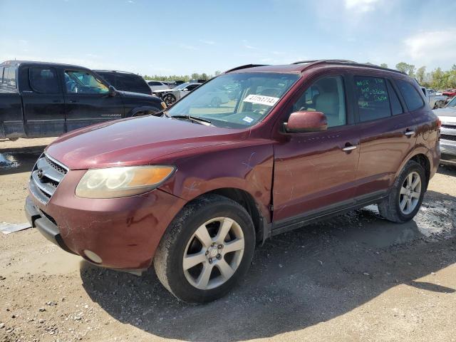 5NMSH13E07H099282 - 2007 HYUNDAI SANTA FE SE MAROON photo 1