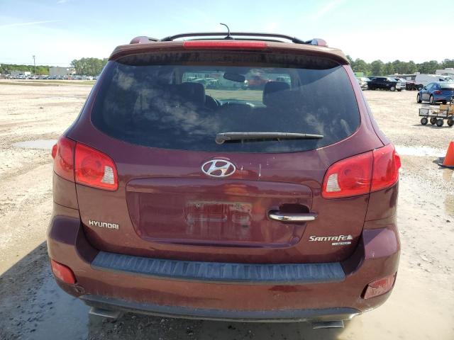 5NMSH13E07H099282 - 2007 HYUNDAI SANTA FE SE MAROON photo 6