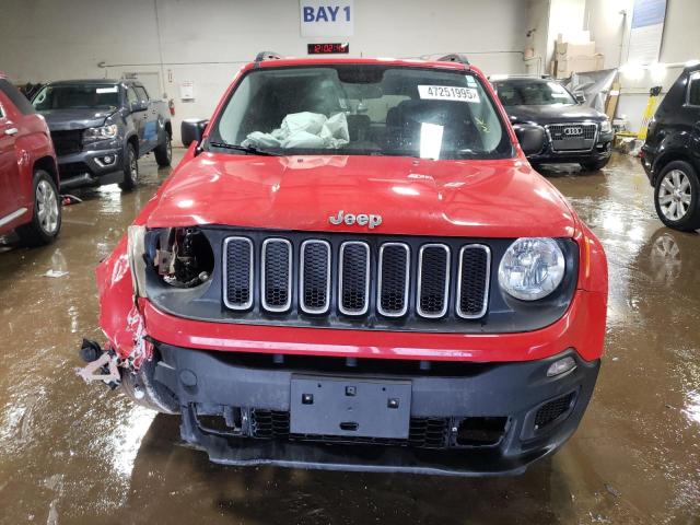 ZACCJAAT5GPE31432 - 2016 JEEP RENEGADE SPORT 红色 照片 5