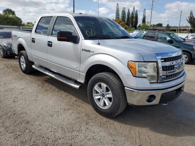 1FTFW1ET2DKE26526 - 2013 FORD F150 SUPERCREW SILVER photo 4