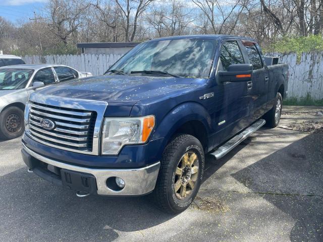 1FTFW1ET5BFB21060 - 2011 FORD F150 SUPERCREW BLUE photo 2