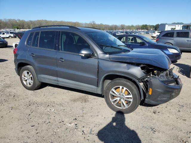 WVGAV7AX4GW616751 - 2016 VOLKSWAGEN TIGUAN S GRAY photo 4