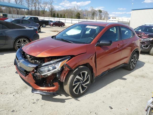 3CZRU6H15KG706224 - 2019 HONDA HR-V SPORT ORANGE photo 1