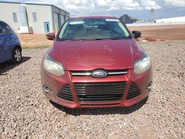 1FADP3J24EL237844 - 2014 FORD FOCUS TITANIUM RED photo 5