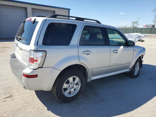 4M2CU81138KJ52257 - 2008 MERCURY MARINER SILVER photo 3