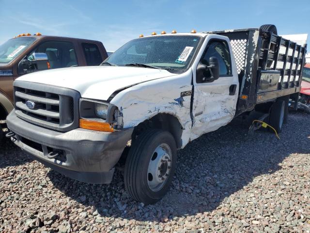 1FDXF46F71ED84584 - 2001 FORD F450 SUPER DUTY WHITE photo 1