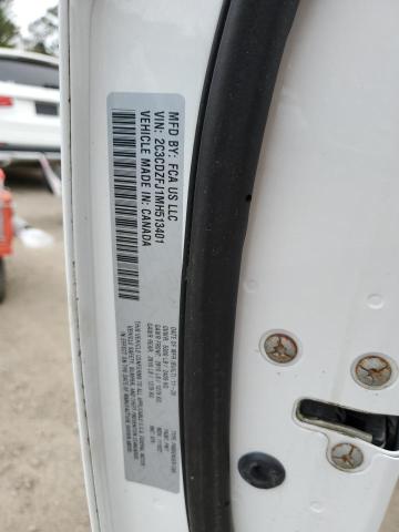 2C3CDZFJ1MH513401 - 2021 DODGE CHALLENGER R/T SCAT PACK WHITE photo 13