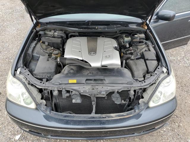 JTHBN36F665035255 - 2006 LEXUS LS 430 GRAY photo 11