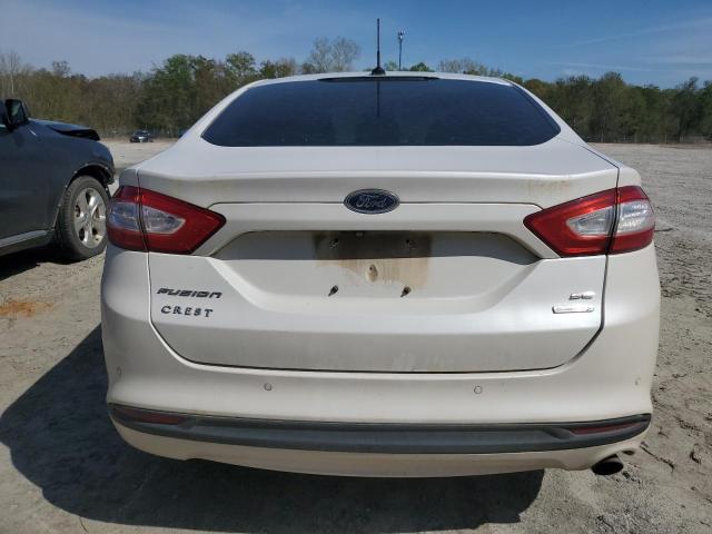 3FA6P0HD1ER226512 - 2014 FORD FUSION SE WHITE photo 6