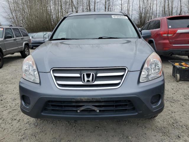 JHLRD78956C049972 - 2006 HONDA CR-V SE GRAY photo 5