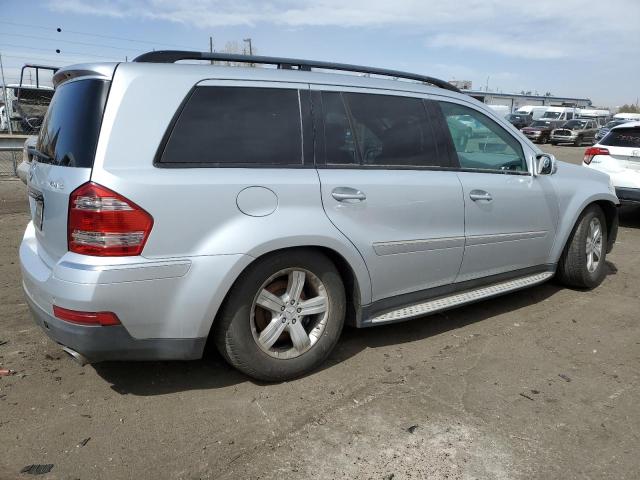 4JGBF71E07A161040 - 2007 MERCEDES-BENZ GL 450 4MATIC SILVER photo 3