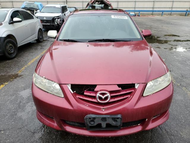 1YVHP80D155M29524 - 2005 MAZDA 6 S BURGUNDY photo 5