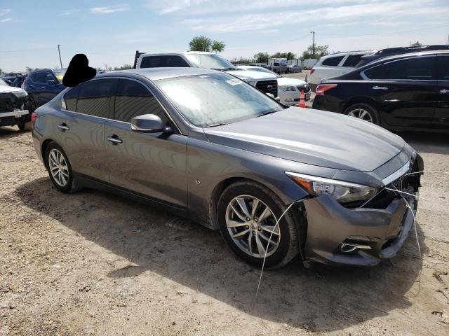 JN1BV7AP9EM686072 - 2014 INFINITI Q50 BASE GRAY photo 4