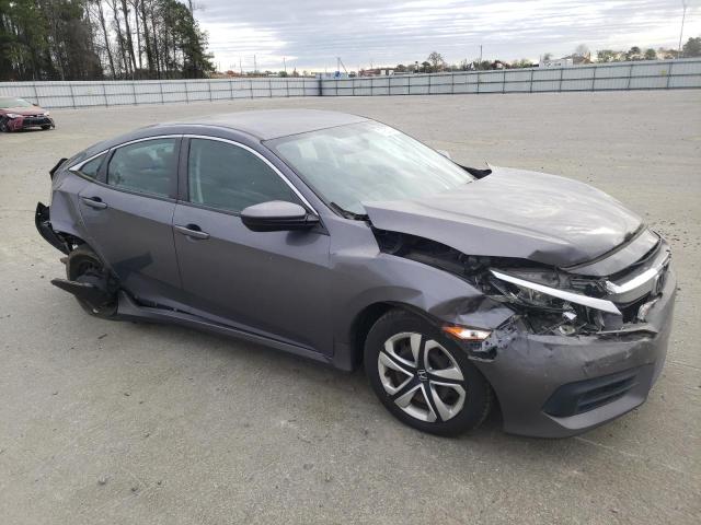 2HGFC2F58JH504455 - 2018 HONDA CIVIC LX GRAY photo 4