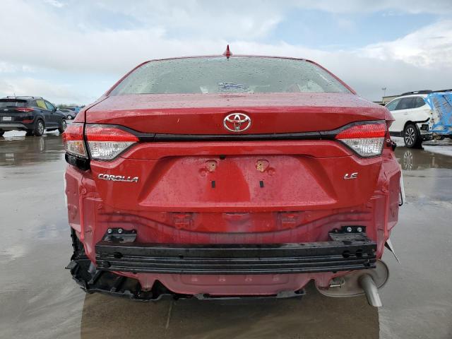 JTDEPMAE2MJ176714 - 2021 TOYOTA COROLLA LE RED photo 6