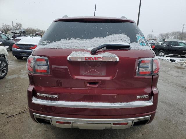 1GKKVTKD1FJ375561 - 2015 GMC ACADIA DENALI RED photo 6