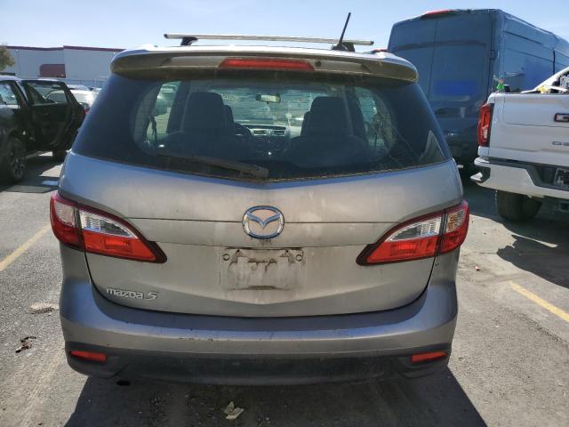 JM1CW2DL0C0126181 - 2012 MAZDA 5 SILVER photo 6