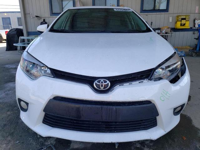 5YFBURHE3EP037753 - 2014 TOYOTA COROLLA L WHITE photo 5