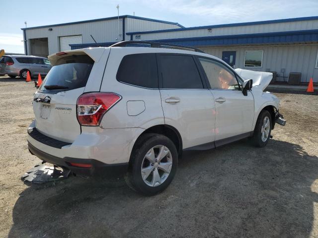 JF2SJAHC4FH542563 - 2015 SUBARU FORESTER 2.5I LIMITED WHITE photo 3