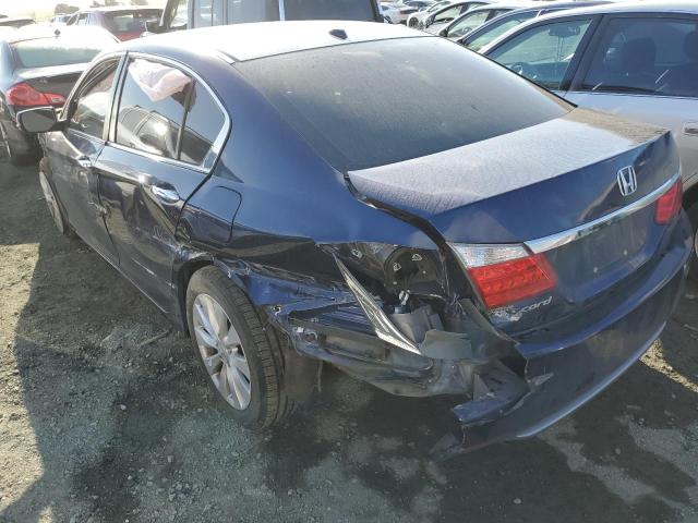 1HGCR2F87DA185550 - 2013 HONDA ACCORD EXL BLUE photo 2