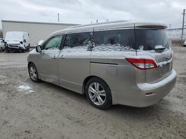 JN8AE2KP8C9043808 - 2012 NISSAN QUEST S BEIGE photo 2