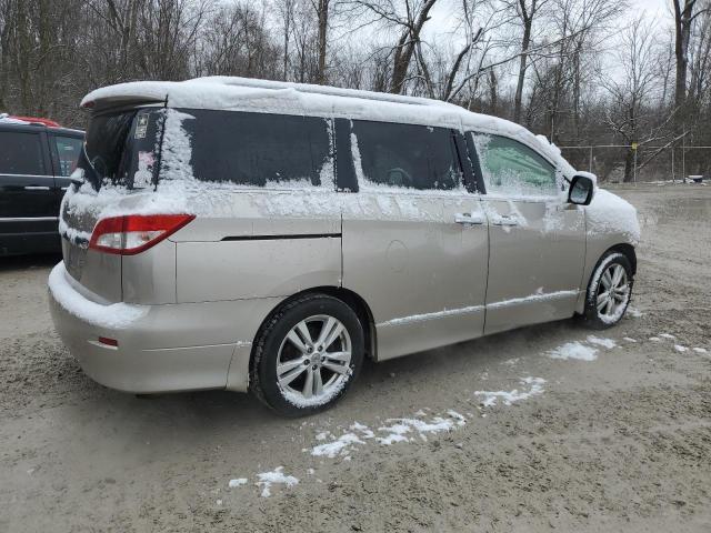 JN8AE2KP8C9043808 - 2012 NISSAN QUEST S BEIGE photo 3