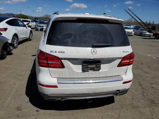 4JGDF6EE8HA821906 - 2017 MERCEDES-BENZ GLS 450 4MATIC WHITE photo 6