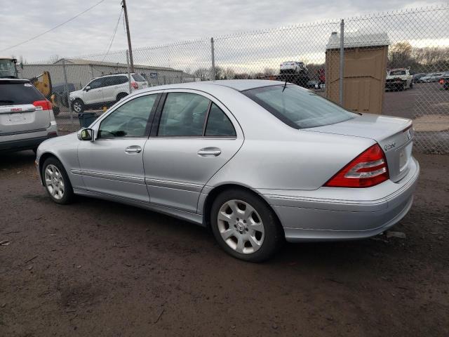 WDBRF92J56F769176 - 2006 MERCEDES-BENZ C 280 4MATIC SILVER photo 2