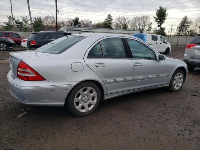 WDBRF92J56F769176 - 2006 MERCEDES-BENZ C 280 4MATIC SILVER photo 3