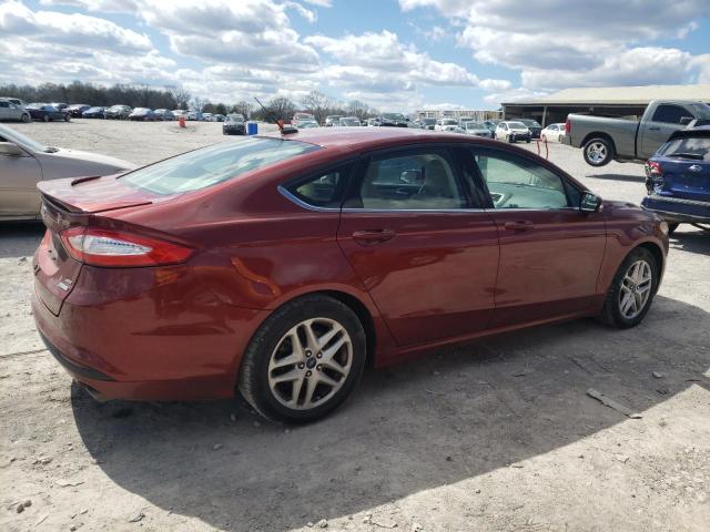 3FA6P0HD4ER198205 - 2014 FORD FUSION SE ORANGE photo 3